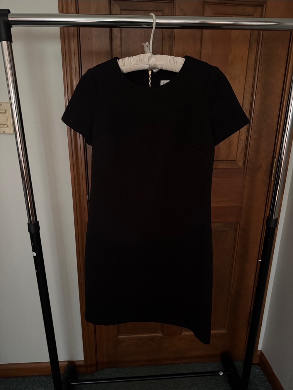 Calvin Klein Black Short-Sleeve Shift Dress